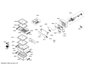 Схема №4 3FA7786A с изображением Поднос для холодильной камеры Bosch 00449390