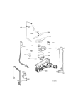 Схема №1 QB6253I с изображением Шланг (трубка) для посудомойки Aeg 1527820300