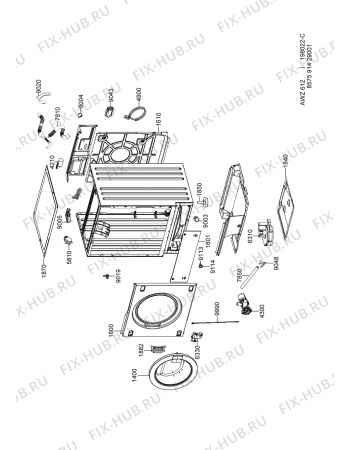 Схема №4 AWZ 612 WP с изображением Другое для стиралки Whirlpool 480113100198