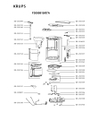 Схема №1 F3090810/87B с изображением Спецфильтр для электрокофеварки Krups SS-202314