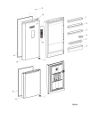 Схема №3 ITF120W (F155202) с изображением Дверь для холодильной камеры Indesit C00522253