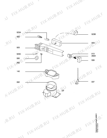 Взрыв-схема холодильника Aeg DEDIETRICHKG6169D1 - Схема узла Refrigerator electrical equipment