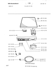 Схема №1 LAV853 WS с изображением Ручка (крючок) люка для стиральной машины Aeg 8996451266812
