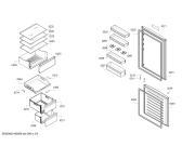 Схема №3 KGN36NK2AR, Bosch с изображением Дверь морозильной камеры для холодильной камеры Bosch 00777754