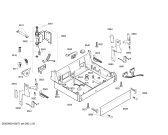 Схема №2 SGU56M25SK с изображением Передняя панель для электропосудомоечной машины Bosch 00442640