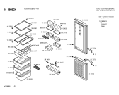 Схема №2 KGV3165GB с изображением Крышка для холодильника Bosch 00182181