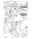 Схема №1 ADP 951 WH с изображением Панель для посудомоечной машины Whirlpool 481245370676