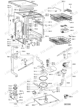 Схема №2 GSFS 6448 WS с изображением Панель для посудомойки Whirlpool 480140100534