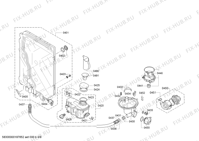 Схема №2 CG5A03S8IL, made in Germany с изображением Силовой модуль запрограммированный для посудомойки Bosch 12016338