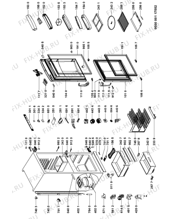 Схема №1 ARZ 897-1/H/PEARL с изображением Вставка для холодильной камеры Whirlpool 481245228127