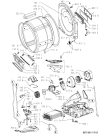 Схема №1 AWZ 9811 с изображением Обшивка для сушильной машины Whirlpool 481245215052