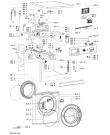 Схема №1 AQUASTEAM976 (F091363) с изображением Модуль (плата) для стиральной машины Indesit C00313879