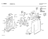 Схема №1 SPS8055 с изображением Панель для электропосудомоечной машины Bosch 00272258