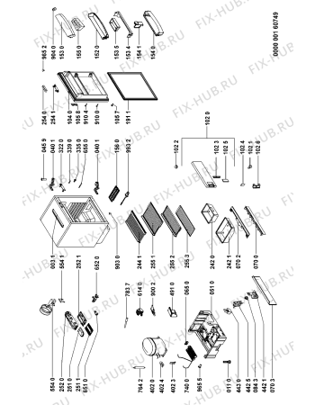 Схема №1 ARG590A1 (F091255) с изображением Руководство для холодильной камеры Indesit C00354453