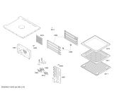 Схема №2 ED231110 с изображением Уплотнитель для плиты (духовки) Bosch 00600796