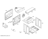 Схема №2 HBA13B251A Horno.BO.hot_air.b2.E0_CI.f_glass.inox с изображением Внешняя дверь для плиты (духовки) Bosch 00672662