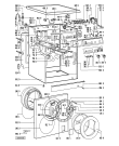 Схема №1 WA 2384/FH-D с изображением Обшивка для стиральной машины Whirlpool 481245219143