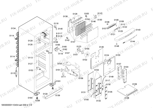 Схема №3 KSU445206J REFRIG NO FROST 410L 127V BCO с изображением Панель управления для холодильника Bosch 00641948