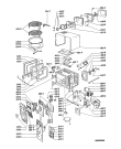Схема №1 AVM 917 BL с изображением Корпусная деталь для микроволновой печи Whirlpool 481944059592