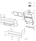 Схема №1 X69473BV0 с изображением Обшивка для вентиляции Aeg 4055110607