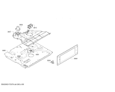 Схема №1 U17M42N5GB с изображением Кронштейн для плиты (духовки) Bosch 00627196
