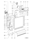 Схема №1 GSFP 2988 WS с изображением Шланг (трубка) для электропосудомоечной машины Whirlpool 481253029112