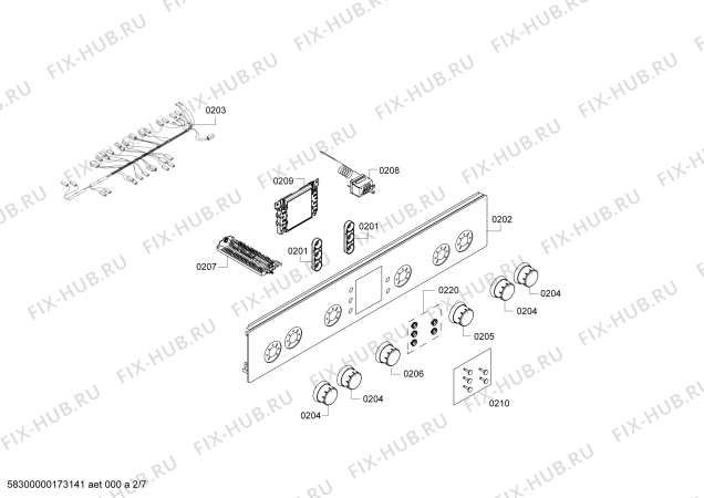 Схема №4 HGG34W365R с изображением Крышка для плиты (духовки) Bosch 00711159