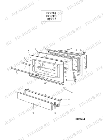 Схема №3 BAM951EMSS (F153233) с изображением Микромодуль для духового шкафа Indesit C00511881