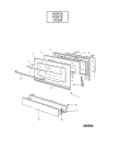 Схема №3 BIM951EGSS (F153230) с изображением Кнопка (ручка регулировки) для плиты (духовки) Indesit C00511829