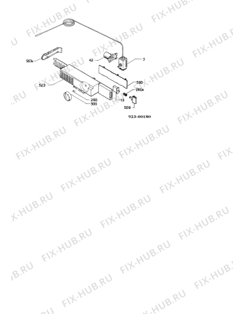 Взрыв-схема холодильника Electrolux ER1523P - Схема узла Thermostat