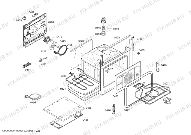 Схема №4 HR745625N с изображением Панель управления для плиты (духовки) Siemens 00700619