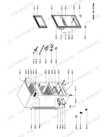 Схема №1 ARL 890/G/1 с изображением Дверца для холодильной камеры Whirlpool 481241618224