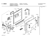 Схема №5 SGI6905 с изображением Передняя панель для электропосудомоечной машины Bosch 00298985
