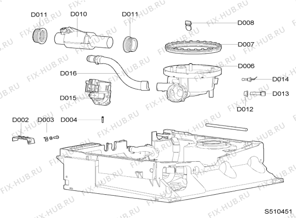 Схема №4 GS 4991/1 IX с изображением Всякое для посудомоечной машины Whirlpool 481245310298