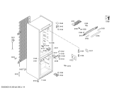 Схема №2 3KFB7615 с изображением Дверь для холодильника Bosch 00246268