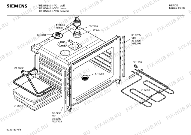 Схема №5 HE11544 с изображением Ручка управления духовкой для духового шкафа Siemens 00174882