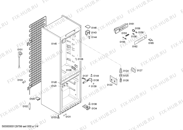 Схема №3 P1KNB3904A с изображением Дверь для холодильника Bosch 00246494