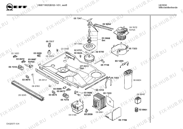 Схема №3 HME8420 с изображением Панель для микроволновки Bosch 00283237