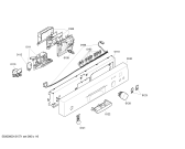 Схема №5 SGS45E08II с изображением Панель управления для посудомоечной машины Bosch 00665954