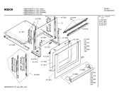 Схема №5 HBN634570F с изображением Панель управления для духового шкафа Bosch 00438016