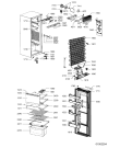 Схема №1 IRN 395/I с изображением Держатель для холодильной камеры Whirlpool 480131100648