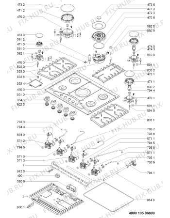 Схема №1 AKM 394/IR с изображением Втулка для духового шкафа Whirlpool 481010400186