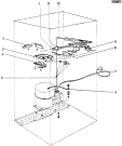 Схема №4 FR1520DKPPHILCO (F014289) с изображением Реле перегрузки для холодильника Indesit C00170044