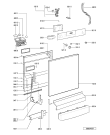 Схема №2 ADP 6600 WH с изображением Обшивка для электропосудомоечной машины Whirlpool 481245373023