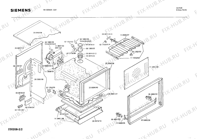 Схема №2 0750041085 EH682SW с изображением Переключатель для плиты (духовки) Bosch 00053967