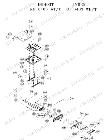 Схема №2 KG6403WT (F017703) с изображением Обшивка для духового шкафа Indesit C00174081