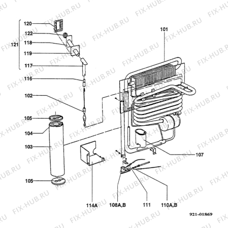 Взрыв-схема холодильника Unknown RM4200 - Схема узла C20 Cold, User manual E