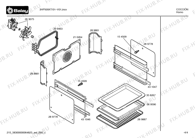 Схема №2 3HP509B с изображением Фронтальное стекло для духового шкафа Bosch 00236182