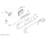 Схема №2 SHX43C02UC Bosch с изображением Панель управления для посудомоечной машины Bosch 00431745