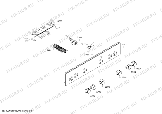 Схема №4 FRS3610ETL с изображением Ручка выбора температуры для электропечи Bosch 00636528